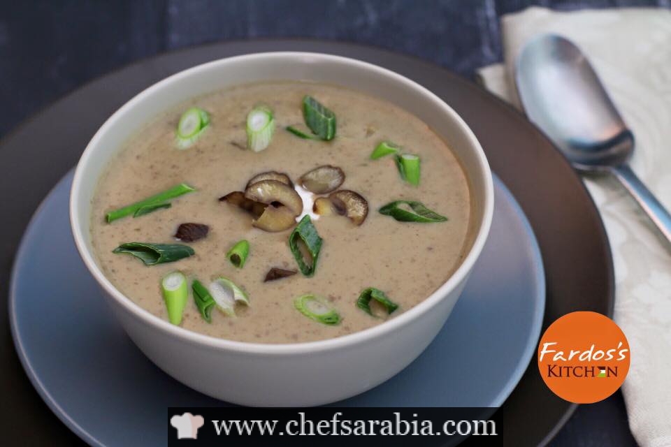 شوربة الفطر و الكستناء