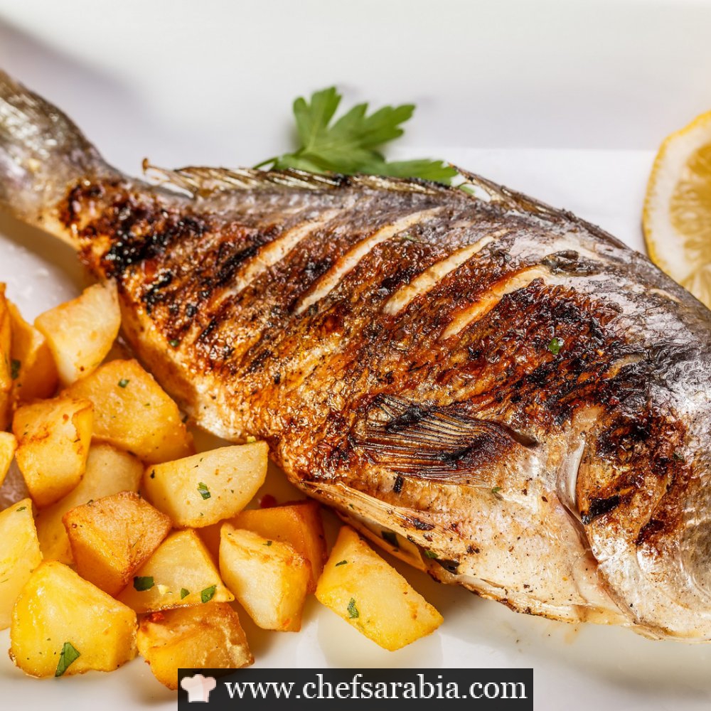 صينية سمك بالبطاطس