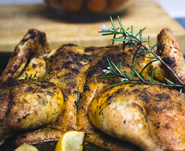 دجاج بالاعشاب
