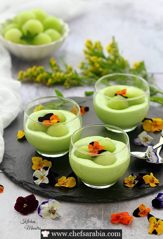 أكواب موس الشمام الاخضر