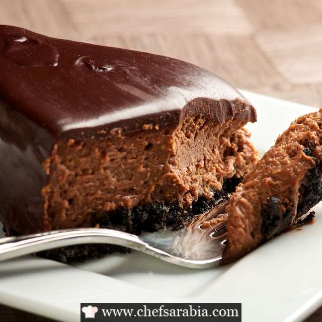 كيكة الشوكولاتة غير المخبوزة
