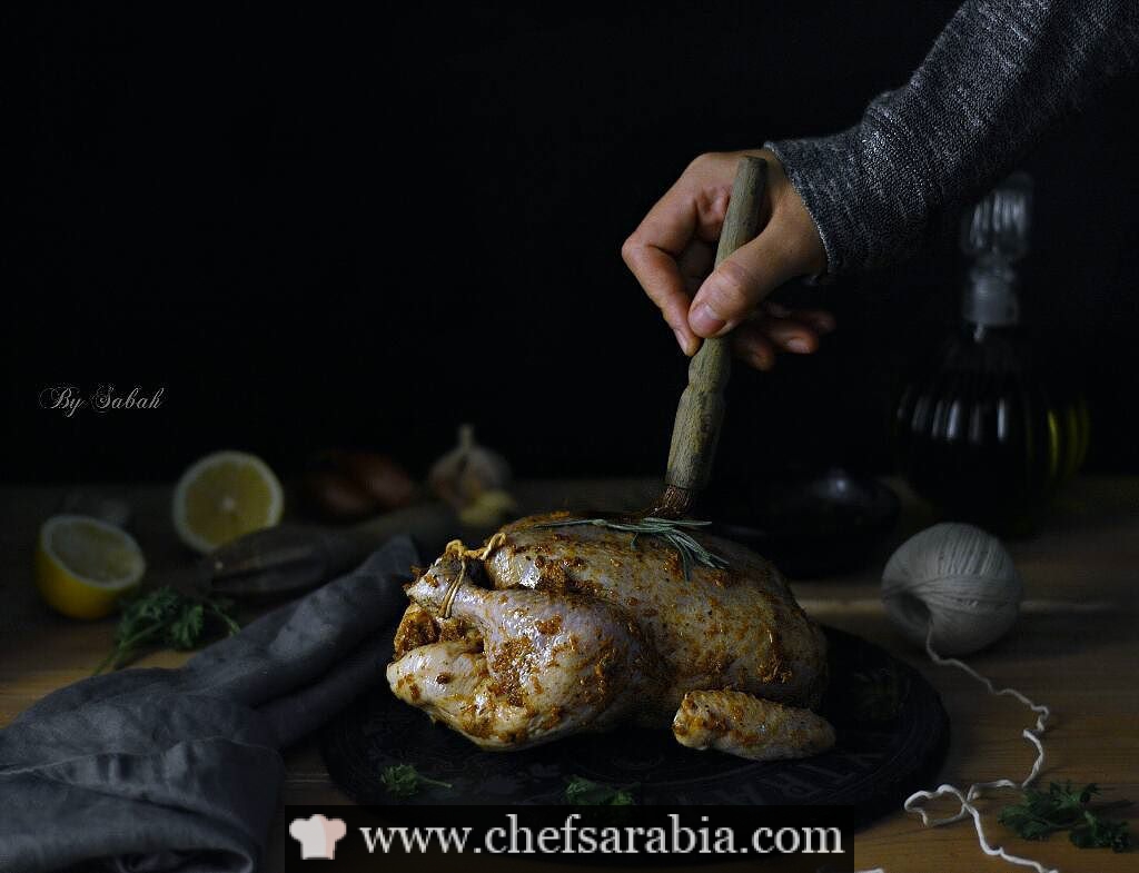 دجاج بالفرن