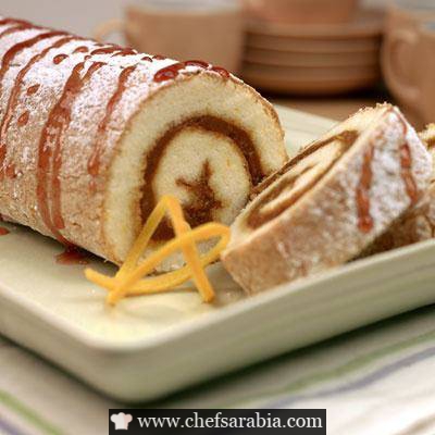 سويسرول بنكهة البرتقال