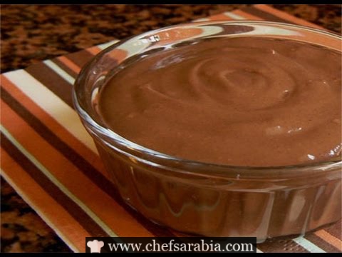 حلى الكاسترد مع الكاكاو
